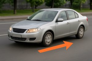 почему после развала-схождения танет в сторону