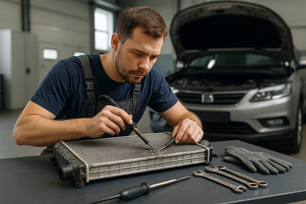 Ремонт радиатора охлаждения: признаки поломки и стоимость в Москве