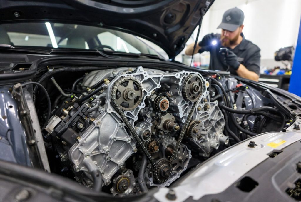 Обслуживание моторов серии M271/M274: проблема растяжения цепи ГРМ и износа звезд (фазовращателей) — симптомы и сроки замены